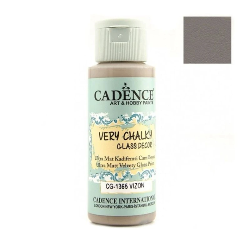 Краска матовая для стекла Cadence Very Chalky CG1365 Mink 59 мл Краска матовая для стекла Cadence Very Chalky CG1365 Mink 59 мл
