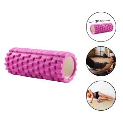 Массажный ролик с зубцами Gymnic 1004, розовый, 30 см