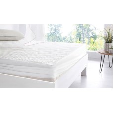 Qoruyucu döşək üzü Yataş Cool, 200x200 sm, polyester, ağ