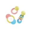 Погремушка Hape Rattle&Teether Collection, от 0 месяцев, разноцветный Погремушка Hape Rattle&Teether Collection, от 0 месяцев, разноцветный