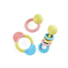Çınqıldayan Hape Rattle&Teether Collection, 0 aydan, rəngarəng