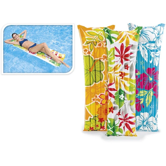 Надувной матрас Intex Tropical Designs, 183х69 см, товар в ассортименте