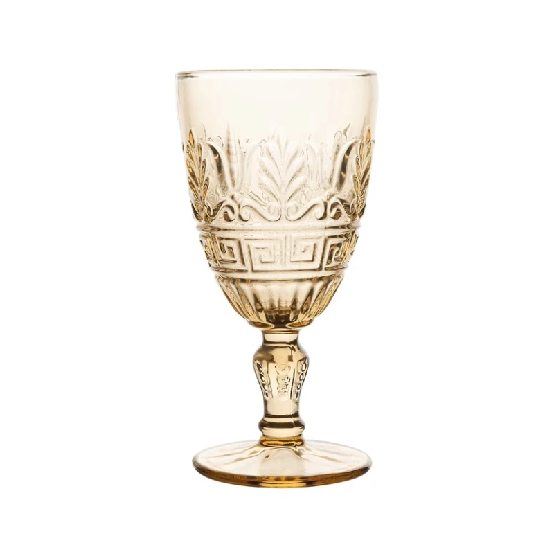 Набор бокалов для вина Gipfel Attica 51387, 2 шт, 270 мл, стекло, бежевый Набор бокалов для вина Gipfel Attica 51387, 2 шт, 270 мл, стекло, бежевый