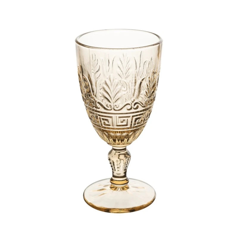 Набор бокалов для вина Gipfel Attica 51387, 2 шт, 270 мл, стекло, бежевый Набор бокалов для вина Gipfel Attica 51387, 2 шт, 270 мл, стекло, бежевый