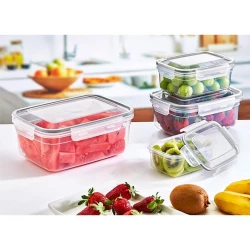 Konteyner Emsan EP-521, 800 ml, düzbucaq, şəffaf