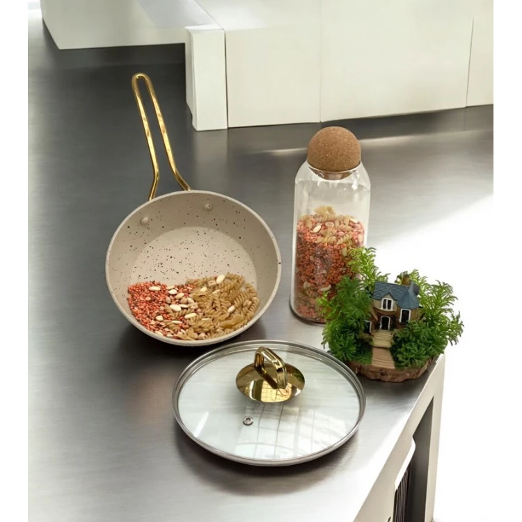 Сковородка Gallery Home GH-000052, гранит, коричневая, 32 см Сковородка Gallery Home GH-000052, гранит, коричневая, 32 см