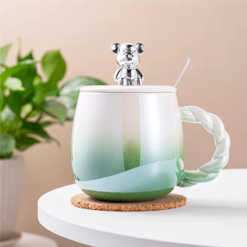 Krujka Ayiciq_Fincan_Green, keramika, yaşıl, 400 ml