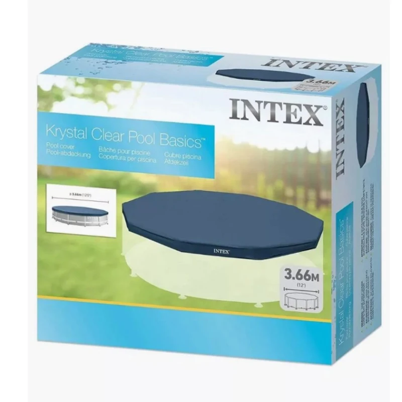 Тент для бассейна Intex X281995031, диаметр 3.66 м, синий Тент для бассейна Intex X281995031, диаметр 3.66 м, синий