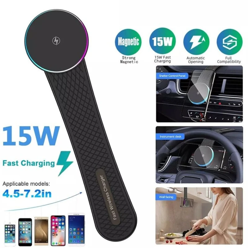 Автомобильный держатель для телефона с беспроводной зарядкой X16 15 Вт Автомобильный держатель для телефона с беспроводной зарядкой X16 15 Вт