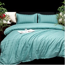 Yataq dəsti Narlı Exclusive Narlı 000762, yorğan üzü 200x220 sm, mələfə 240x260 sm, 2 əd yastıq üzü 50x70 sm, ikinəfərlik, lüks satin, mavi