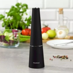 Ədviyyat üçün dəyirman Klausberg KB7343, plastik, qara