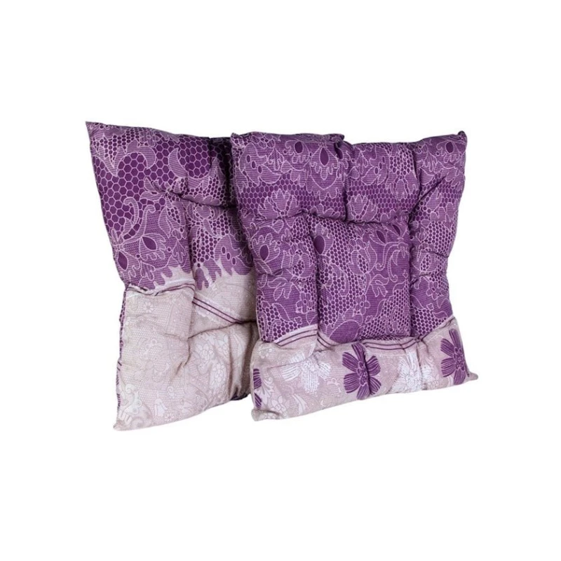 Подушка на стул Owom кретон/синтепон, 40x40 см, 400 г, 2 шт, товар в ассортименте Подушка на стул Owom кретон/синтепон, 40x40 см, 400 г, 2 шт, товар в ассортименте