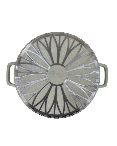 Qab-qacaq dəsti Realchef ZGH_00633, qranit, ağ, 10 parça