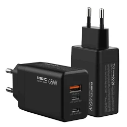 Сетевое зарядное устройство Recci RC56E EU 65W GaN