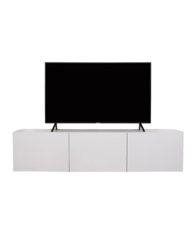 TV üçün tumba Ev Plus 12115837, LDSP, ağ, 170x35x40 sm