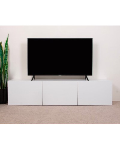 TV üçün tumba Ev Plus 12115837, LDSP, ağ, 170x35x40 sm
