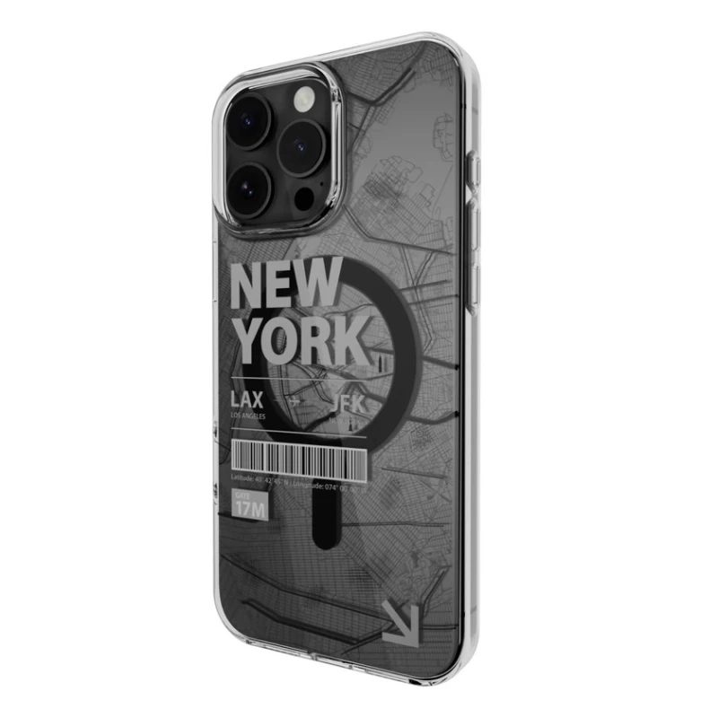 Чехол Mageasy Urban M 3D Patterned Shockproof для Apple iPhone 16 Pro Max Чехол Mageasy Urban M 3D Patterned Shockproof для Apple iPhone 16 Pro Max