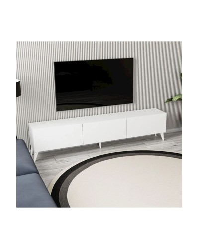 TV üçün tumba Elisa ev_12115499, LDSP, ağ, 180x45x30 sm