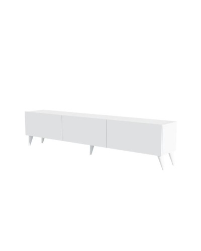 TV üçün tumba Elisa ev_12115499, LDSP, ağ, 180x45x30 sm
