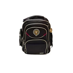 Məktəbli bel çantası Oxford B-187, parça, 35x28x15 sm, qara