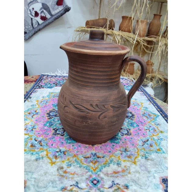 Глиняный кувшин 2700000024, коричневый