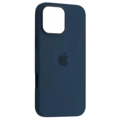 Çexol Silicone iPhone 15 Pro Max üçün Blue