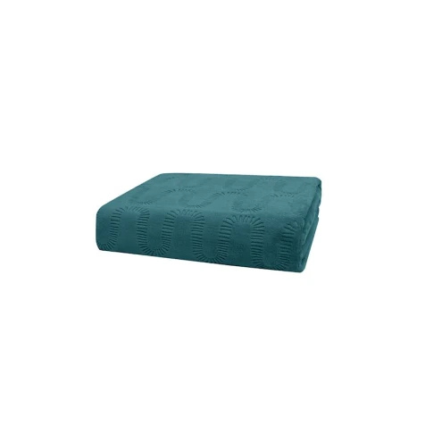 Örtük-şal Yataş Tricia, 200x220 sm, ikinəfərlik, poliester, Petrol Yeşili