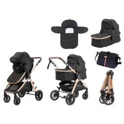 Детская коляска Kidilo X1-DA, черная