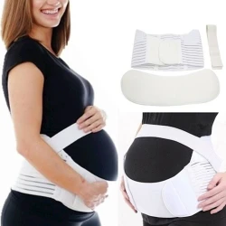 Бандаж для беременных дородовой Maternity Support Belt, полиэстер, белый Бандаж для беременных дородовой Maternity Support Belt, полиэстер, белый