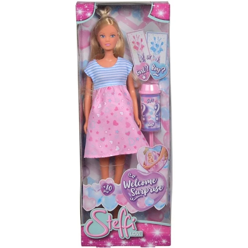 Кукла Steffi Welcome Surprise беременная, с аксессуарами, пластик