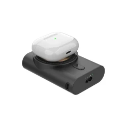 Интегрированный внешний аккумулятор Porodo MagSafe Type-C ёмкостью 5200 мА·ч — чёрный PD-PBFCH062-BK Интегрированный внешний аккумулятор Porodo MagSafe Type-C ёмкостью 5200 мА·ч — чёрный PD-PBFCH062-BK