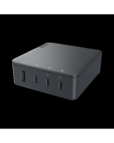 Şəbəkə enerji toplama cihazı Lenovo Go Multi-Port Charger 130 W, Qara