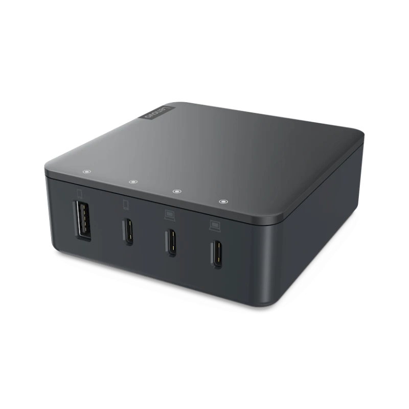 Сетевое зарядное устройство Lenovo Go Multi-Port Charger 130 W, Черный Сетевое зарядное устройство Lenovo Go Multi-Port Charger 130 W, Черный