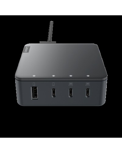 Şəbəkə enerji toplama cihazı Lenovo Go Multi-Port Charger 130 W, Qara