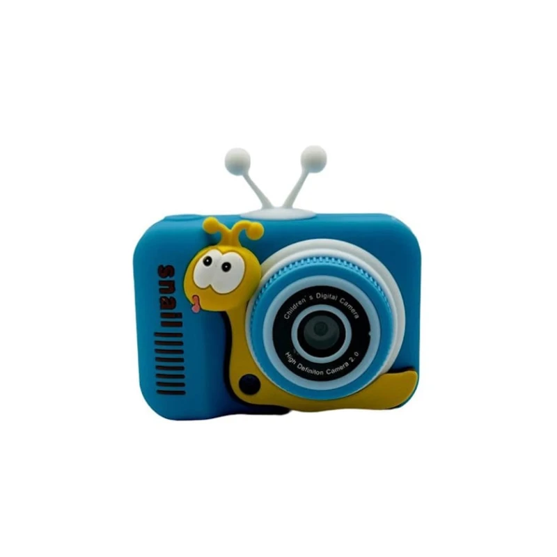 Uşaq üçün fotoaparat Yikoo İlbiz, mavi, 3+ yaş