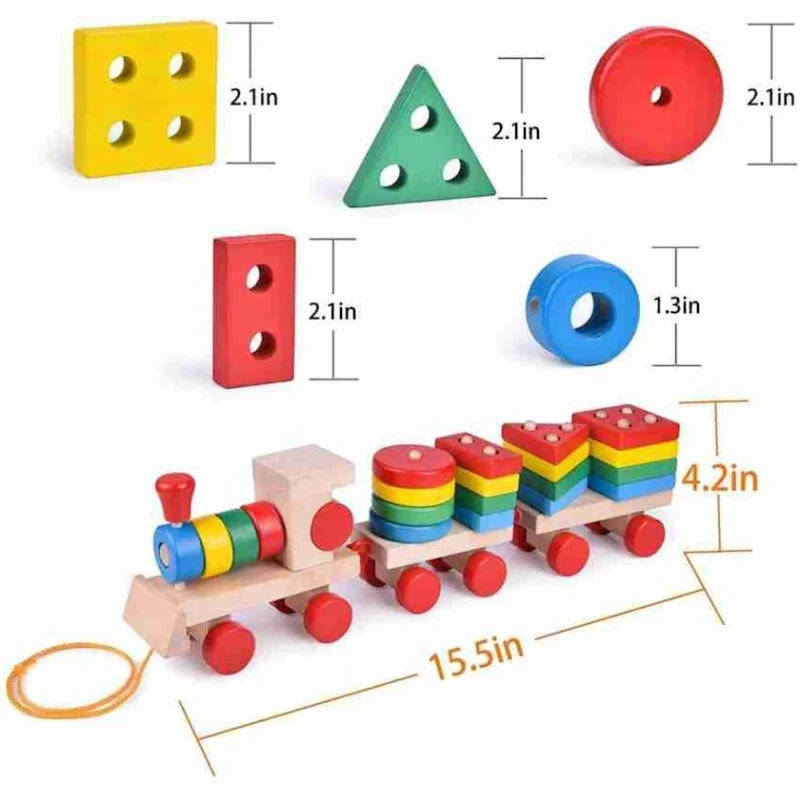 Конструктор 3023T, дерево, 27x8 см