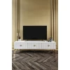 Тумба под ТВ 007, 180х55х33 см, белый
