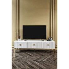TV üçün tumba 007, 180х55х33 sm, ağ