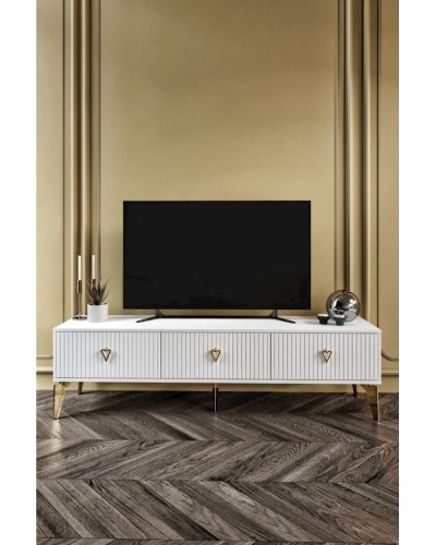 TV üçün tumba 007, 180х55х33 sm, ağ