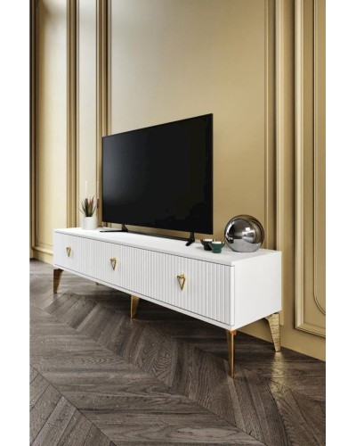 TV üçün tumba 007, 180х55х33 sm, ağ