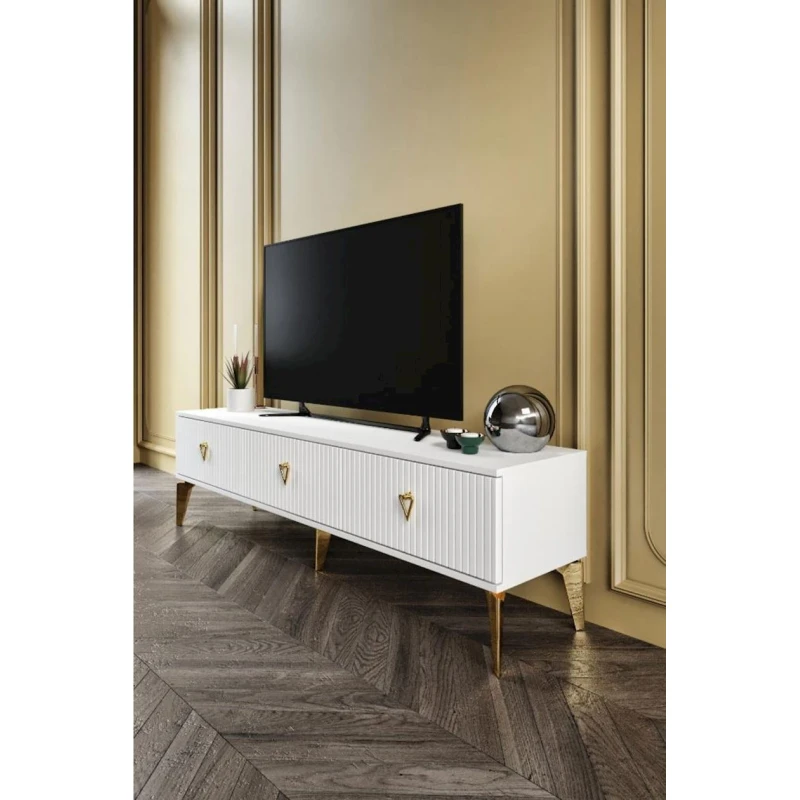 Тумба под ТВ 007, 180х55х33 см, белый