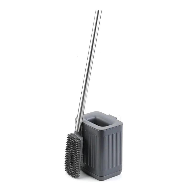 Unitaz üçün silikon fırça Gloria, boz Unitaz üçün silikon fırça Gloria, boz