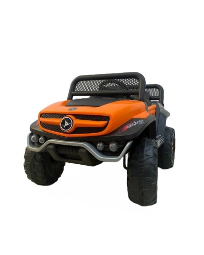 Uşaq elektrik avtomobili Unimog Small, narıncı