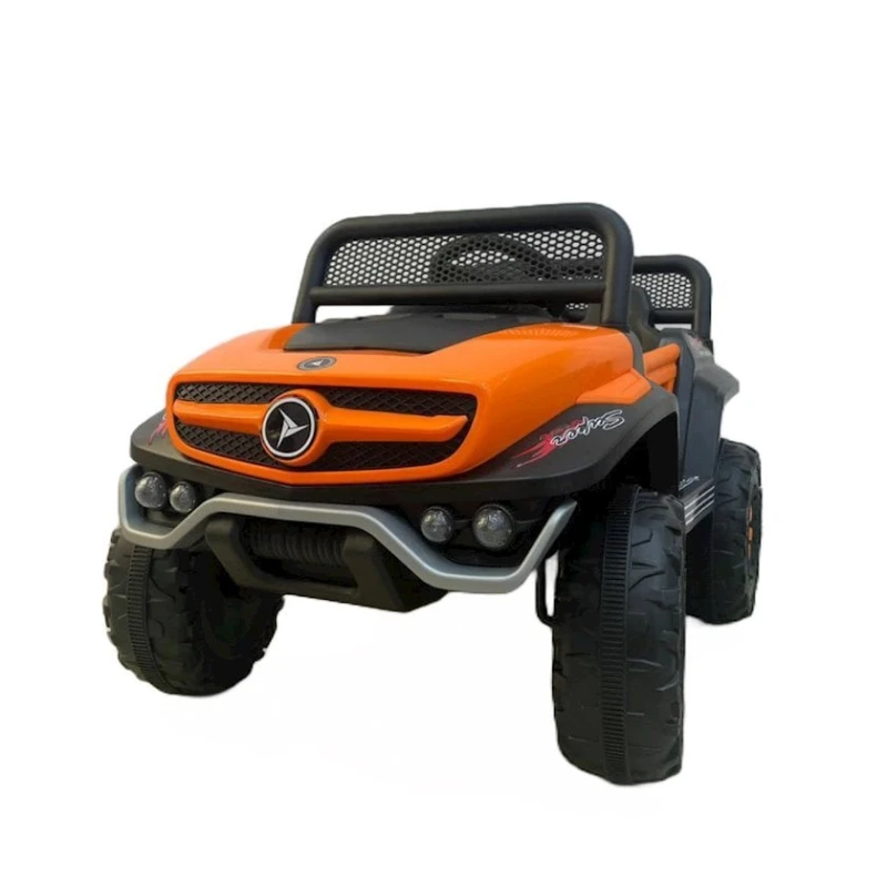 Uşaq elektrik avtomobili Unimog Small, narıncı