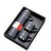 Dəst termos+ 3 fincan RR765, paslanmayan polad, boz, 150 ml