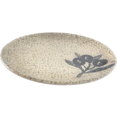 Тарелка ID-Fine Wise Lona, фарфор, коричневая, 21 см