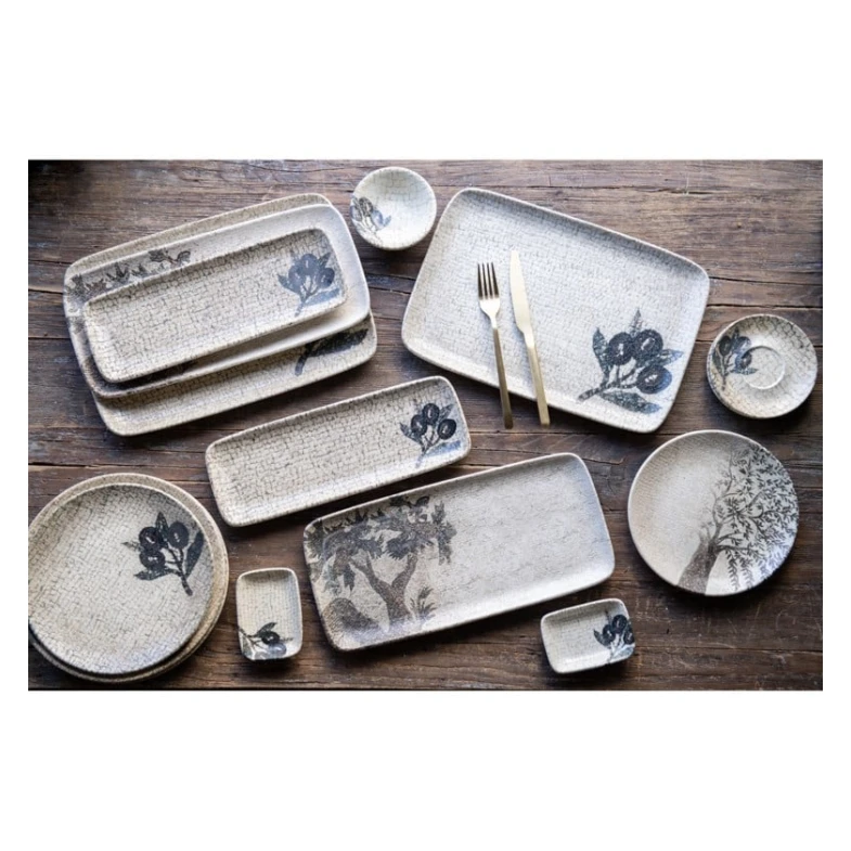 Тарелка ID-Fine Wise Lona, фарфор, коричневая, 21 см