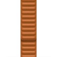 Qayış Apple Watch 41mm Golden Brown Leather Link - M/L (ML7L3ZM/A)