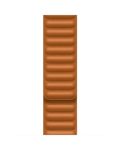 Qayış Apple Watch 41mm Golden Brown Leather Link - M/L (ML7L3ZM/A)