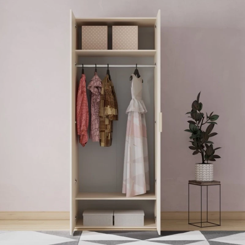 Шкаф Art Mebel Art-60-26, бежевый, ламинат, 210х60х50 см Шкаф Art Mebel Art-60-26, бежевый, ламинат, 210х60х50 см